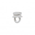 CURTAIN RAIL THIN SQUARE ROLLER